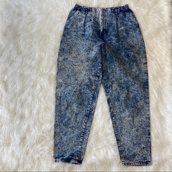 Vtg Levi’s Size 14 Acid Washed High Waisted Jeans - Picture 1 of 8